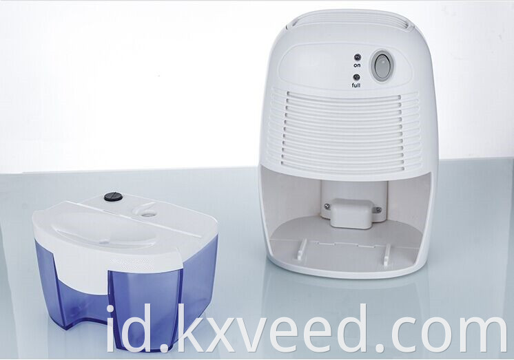 Mini Dehumidifier Mengeringkan Dehumidifier Rumah Dengan Tangki Air 500ml